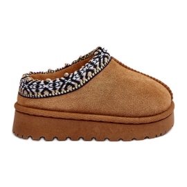 Isolierte Kinderhausschuhe Camel Olivane braun