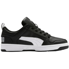 Puma Rebound Layup Lo Sl Kinderschuhe Schwarz 370490 02