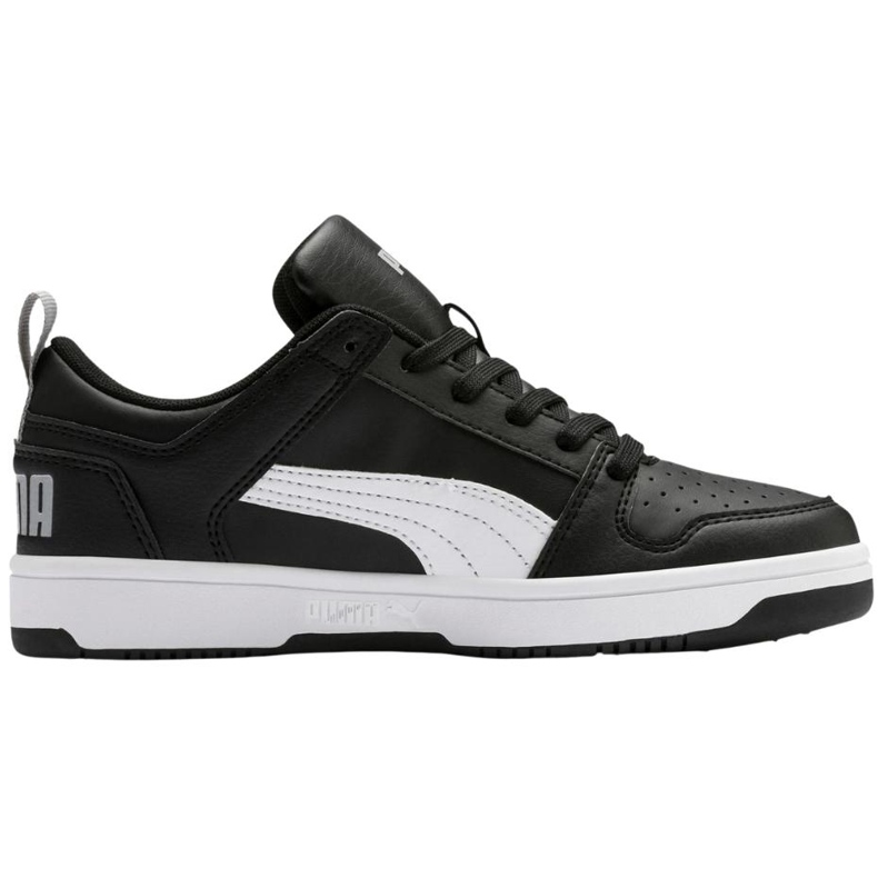Puma Rebound Layup Lo Sl Kinderschuhe Schwarz 370490 02