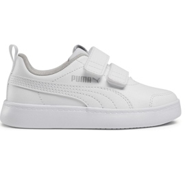Puma Courtflex v2 V Kinderschuhe Weiß 371543 04