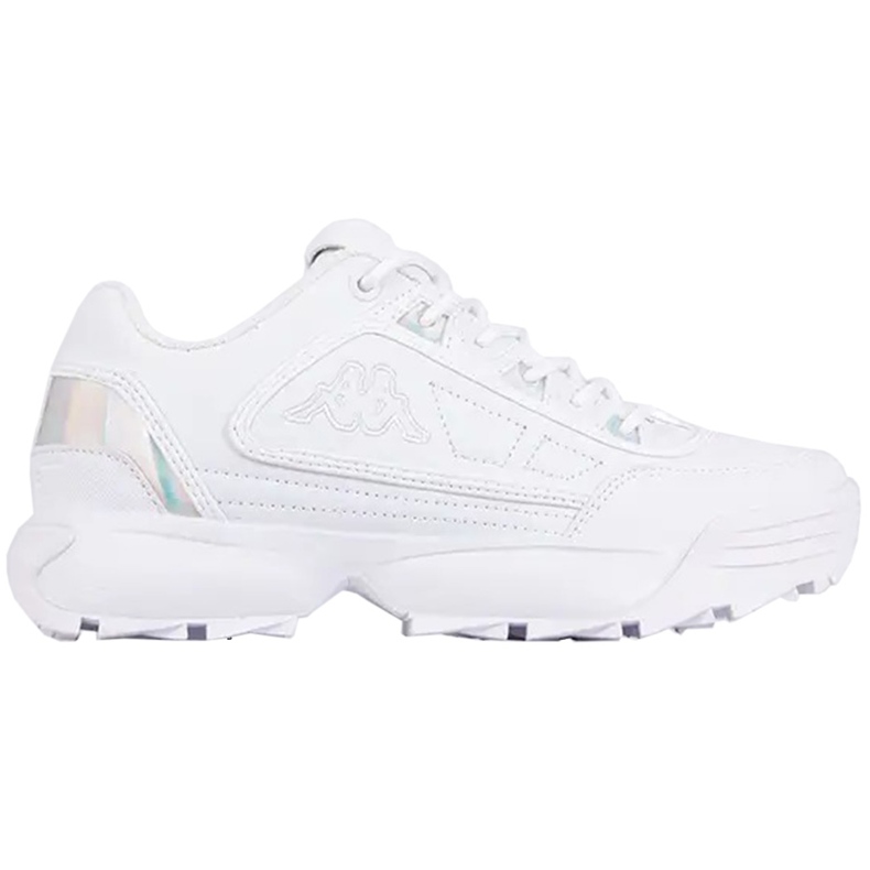 Kappa Rave Gc Damenschuhe Weiß und Silber 242681GC 1010