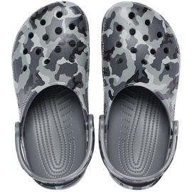 Crocs Classic Printed Camo Camo Clogs – Grau 206454 0IE