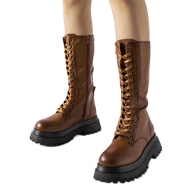 Braune, hochisolierte Stiefel von Upton