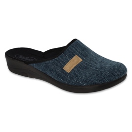 Befado Damen-Slipper 552D021, Marineblau