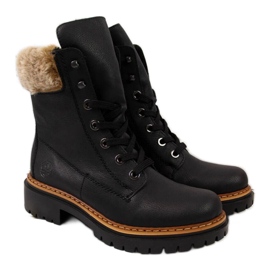 Rieker Stiefel mit Fell W 72630 R484 schwarz