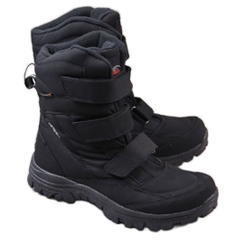 Wasserdichte Trekking-Schneestiefel von American Club M AM500 schwarz