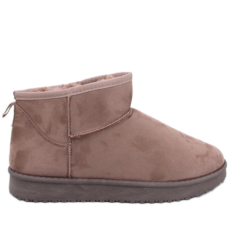 Emus kurze Schneestiefel Leav Khaki braun