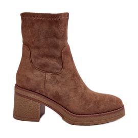 Damen Stiefeletten Braun Argastis