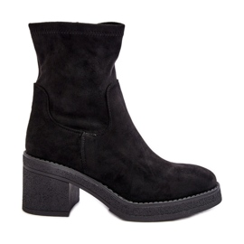 Damen Stiefeletten Schwarz Argastis