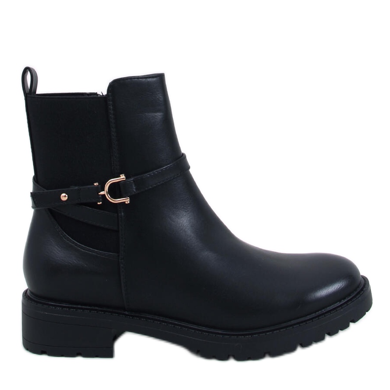 Klassische Damen-Chelsea-Stiefel Royle Black schwarz