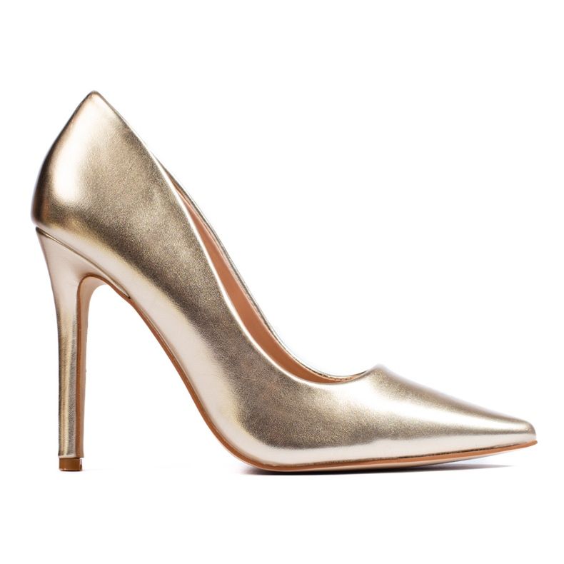 Goldene High-Heel-Pumps von Shelovet