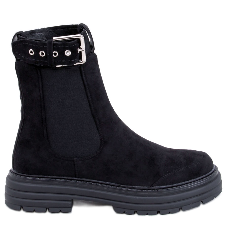 Carls Black Damen-Chelsea-Stiefel schwarz