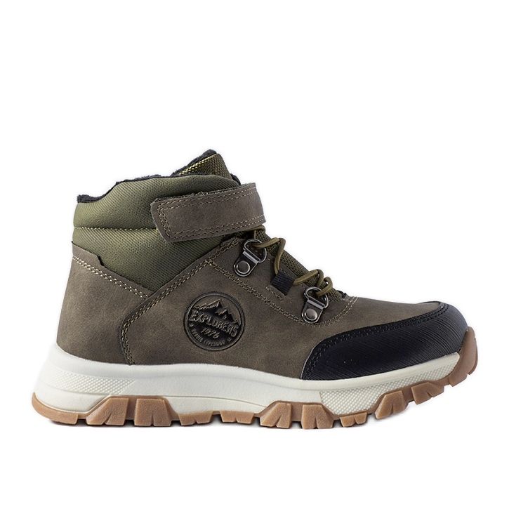 Grüne isolierte Kinderstiefel von Tolomeo