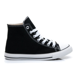 Wind Schwarze Oldschool-Sneaker