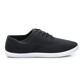 Wind Schwarze Turnschuhe