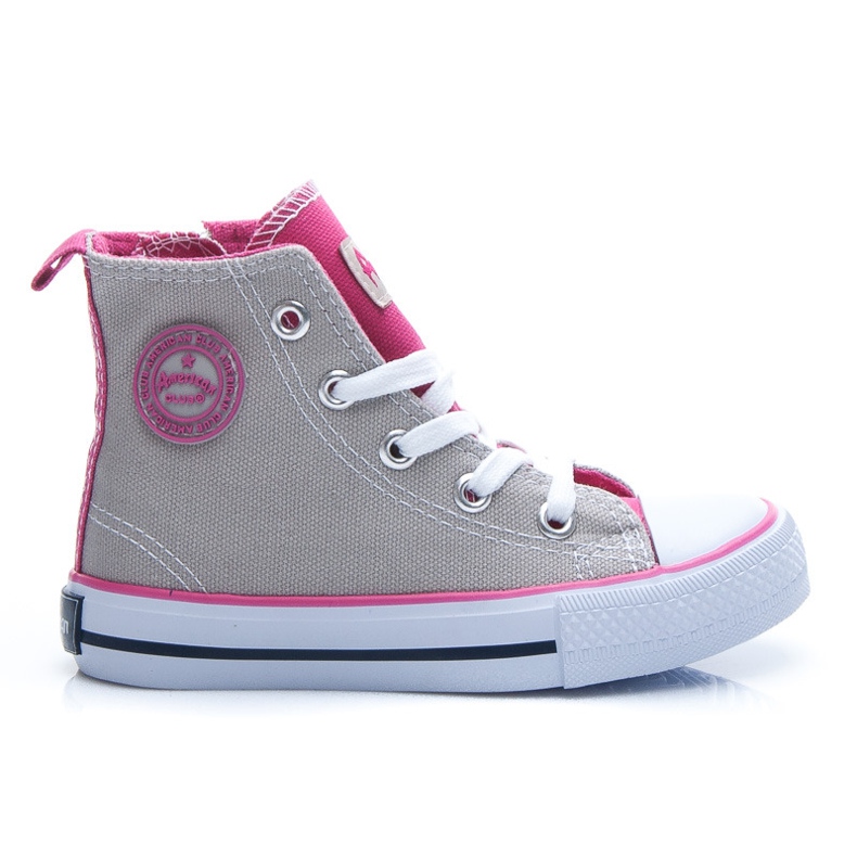 American Club Turnschuhe für Mädchen grau