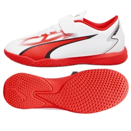 Puma Ultra Play It V Jr 107538-01 Fußballschuhe weiß