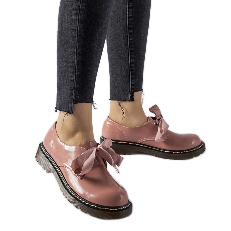 Rosa Schuhe mit dekorativer Schleife von Rodriguez