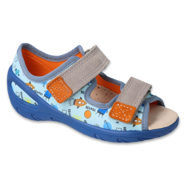 Befado Kinderschuhe PU 065X185 blau