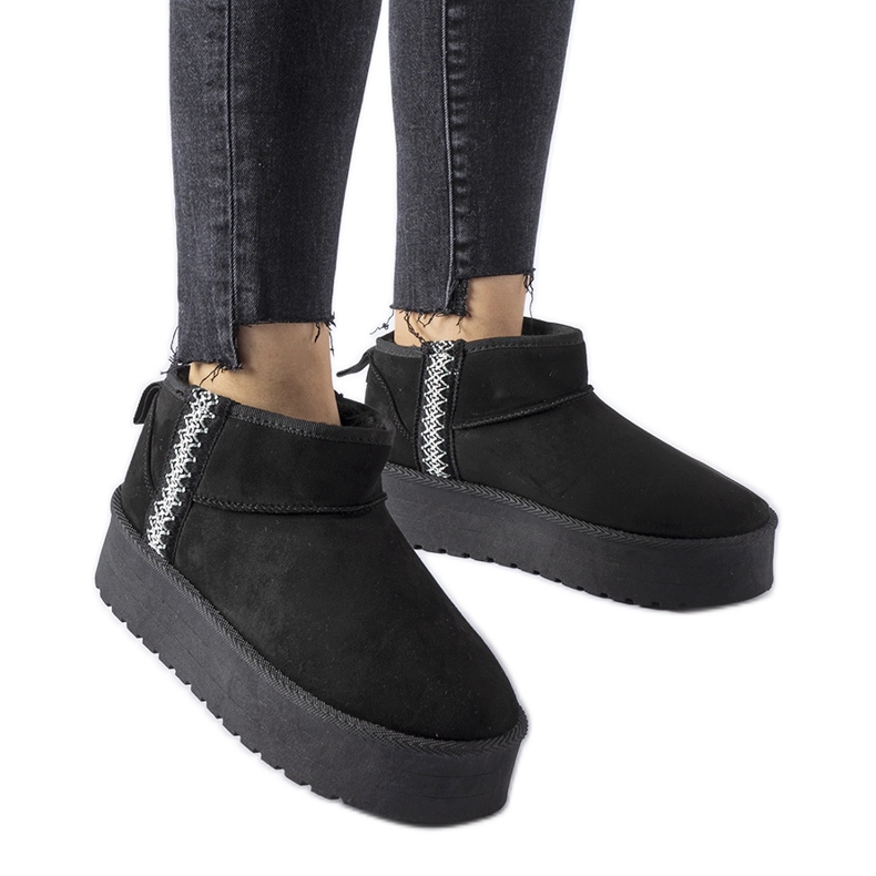 Schwarze Dennison-Plateau-Schneestiefel