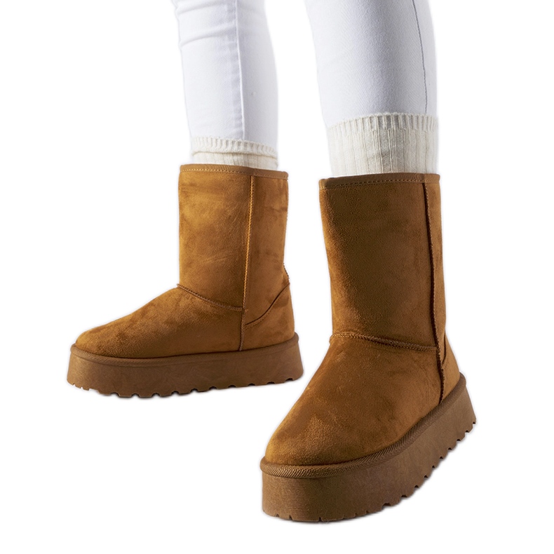 Braune Summit-Schneestiefel