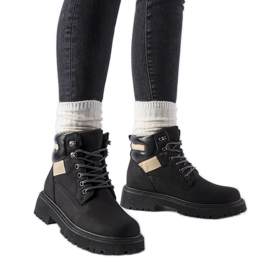 Schwarze isolierte Bloomfield-Stiefel