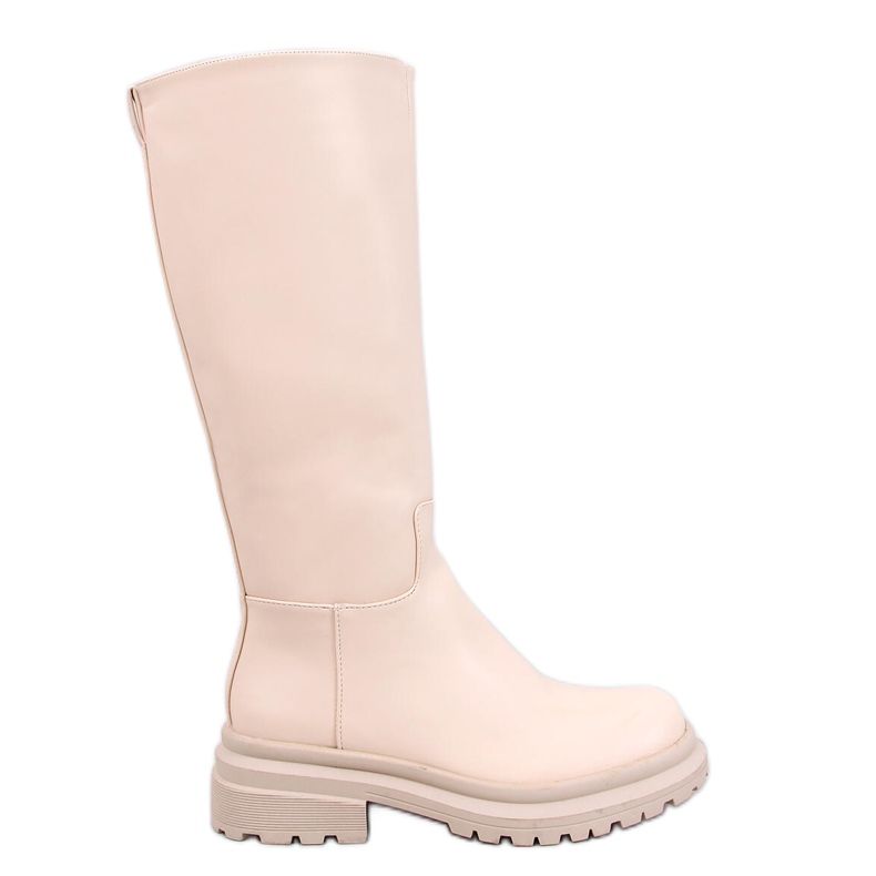 Stiefel mit Rooney Beige-Protektor