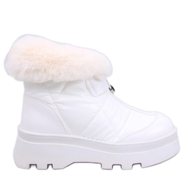 Tavaris Weiße Schneestiefel mit Fell