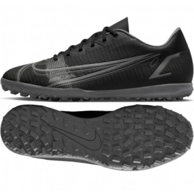 Nike Mercurial Vapor 14 Club Tf M CV0985-004 Fußballschuhe schwarz