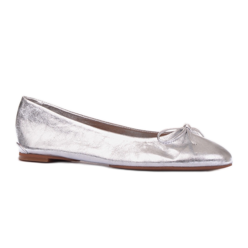 Marco Shoes Passo Ballettschuhe silber-