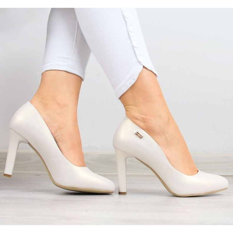 Sergio Leone W SK3AA beige Stiletto-Pumps