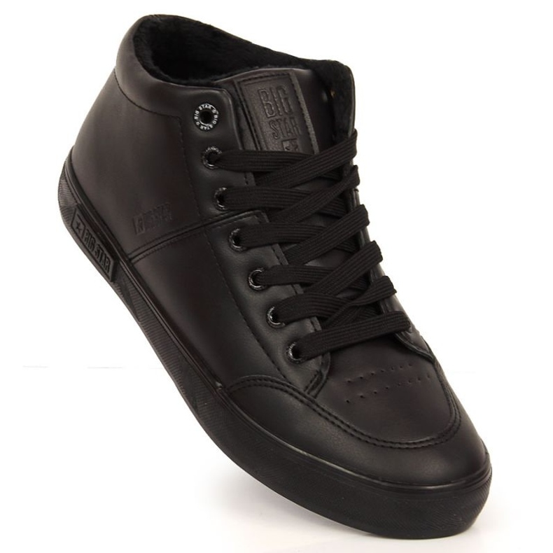 Isolierte High-Top-Sneaker Big Star M INT1746 schwarz
