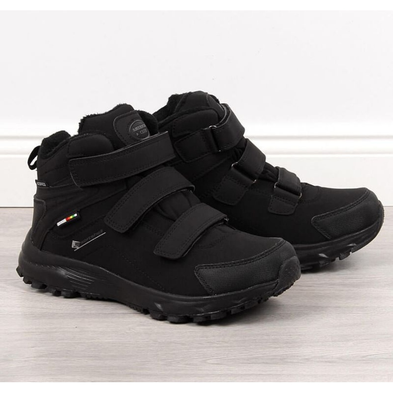 American Club M AM855 isolierte Trekkingschuhe, schwarz