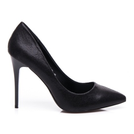 Small Swan Schwarze weibliche High Heels