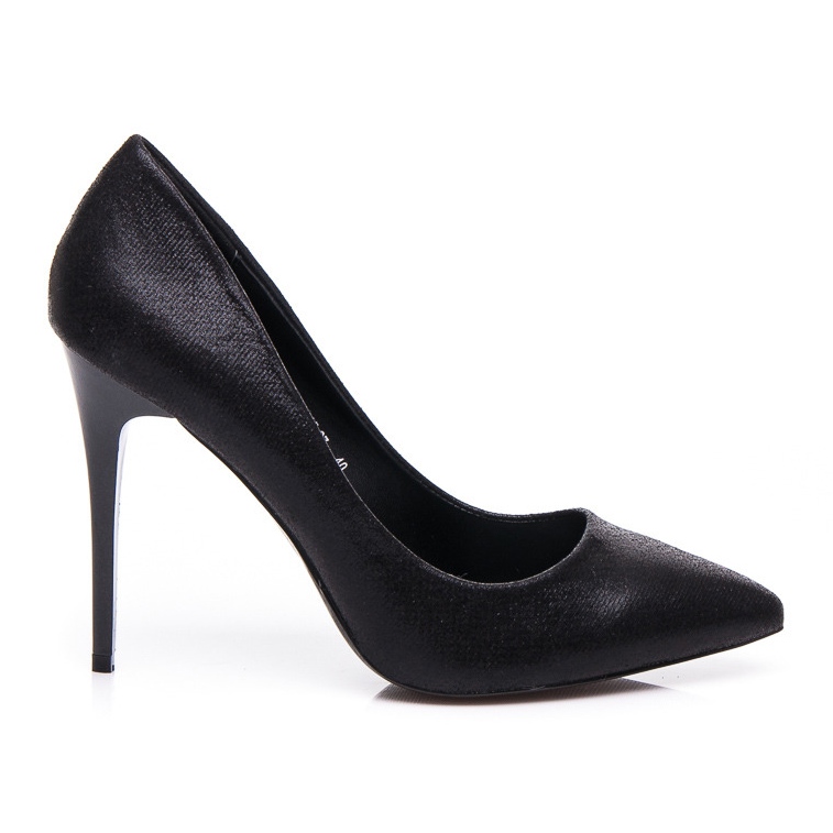 Small Swan Schwarze weibliche High Heels