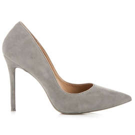 Vices Wildleder-Absätze grau