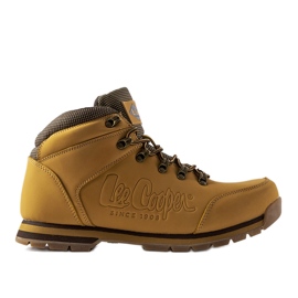 Braune Lederschuhe Lee Cooper LCJ-20-01-012