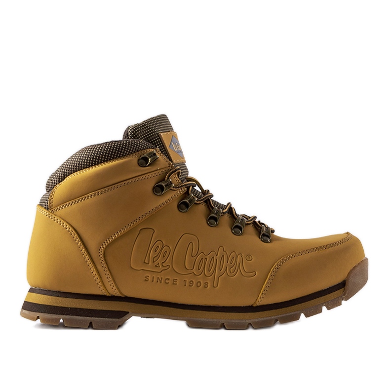 Braune Lederschuhe Lee Cooper LCJ-20-01-012