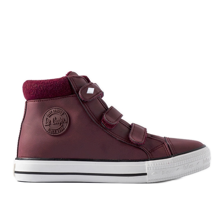 Kastanienbraune Turnschuhe Lee Cooper LCJ-21-31-0614K rot