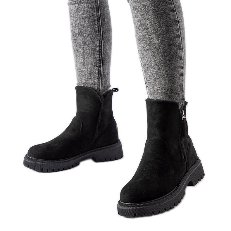 Schwarze isolierte klassische Tesoriero-Stiefeletten