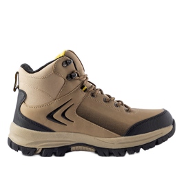 Beige isolierte Stiefel im Mers-Trekking-Stil