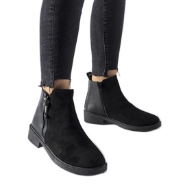 Schwarze isolierte klassische Montaldo-Stiefeletten