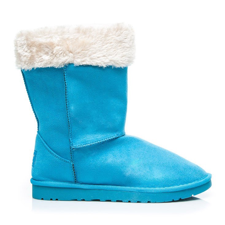 Torna Schneestiefel mit Fell blau
