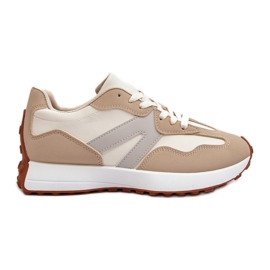 Beige Chloette Damen-Sportschuhe