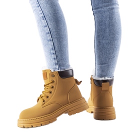 Braune isolierte Arbeiterstiefel von Stevens