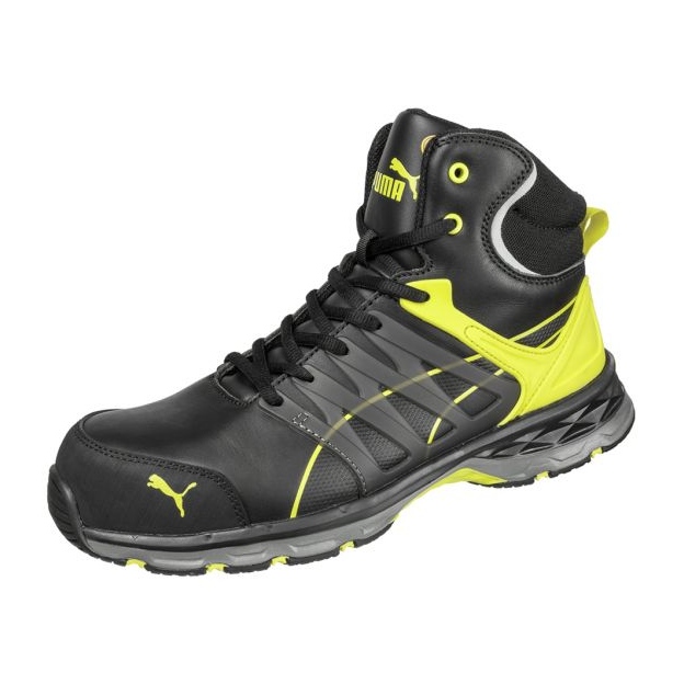 Puma Velocity 2.0 Yellow Mid MLI-S12B1 Schuhe schwarz
