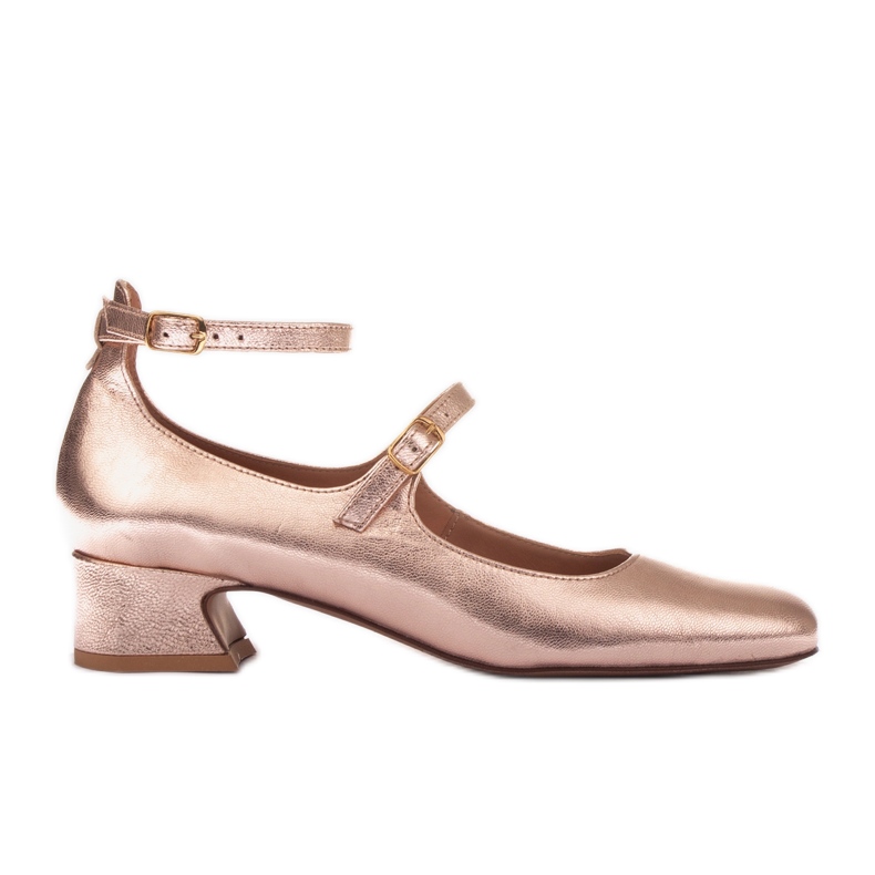Marco Shoes Pumps im Mary-Jane-Stil golden