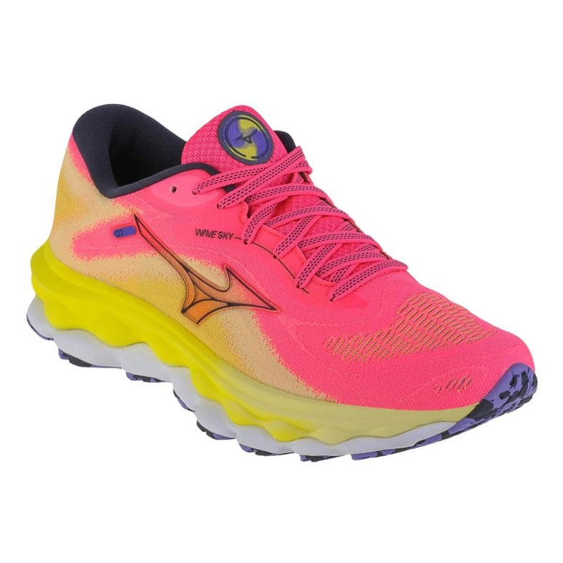 Mizuno Wave Sky 7 W Schuhe J1GD230223 rosa