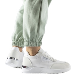 Weiße Stoffsneaker von Geraldino