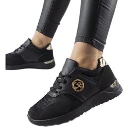 Schwarze Almenno-Sportsneaker